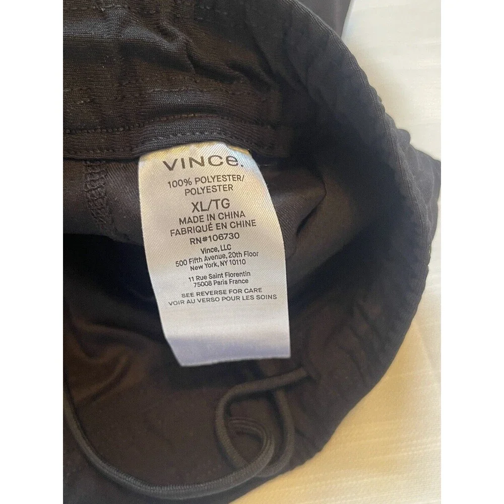 Vince Men Modern Pull-On Jogger Short In Black Sz XL New